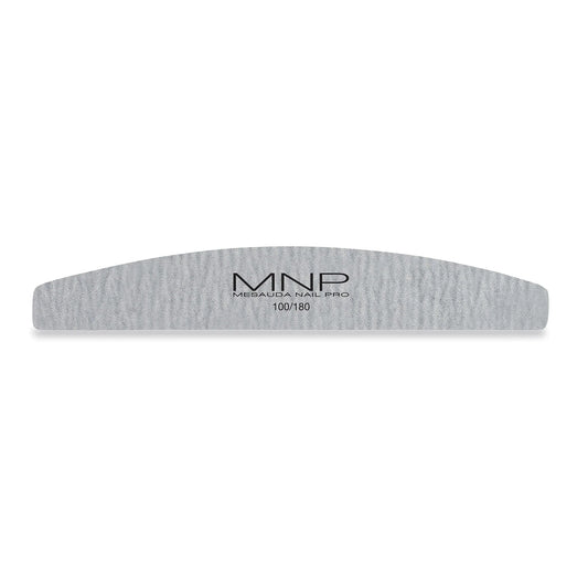 MNP ZEBRA ARC NAIL FILE 100/180 6 PIECES PACK