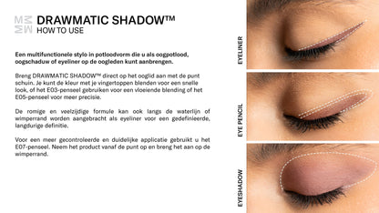 PRE-ORDER  t.e.m. 24/8/25 - DRAWMATIC EYESHADOW