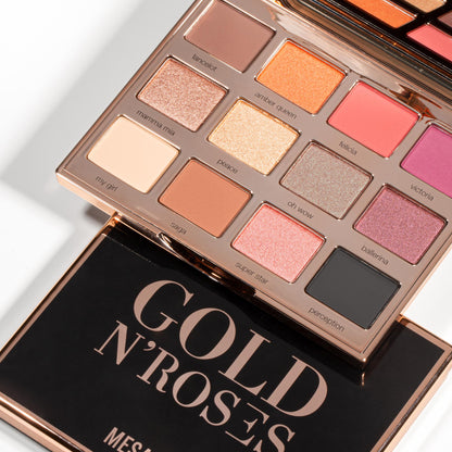 PALETTE DE FARDS À PAUPIÈRES GOLD N'ROSES