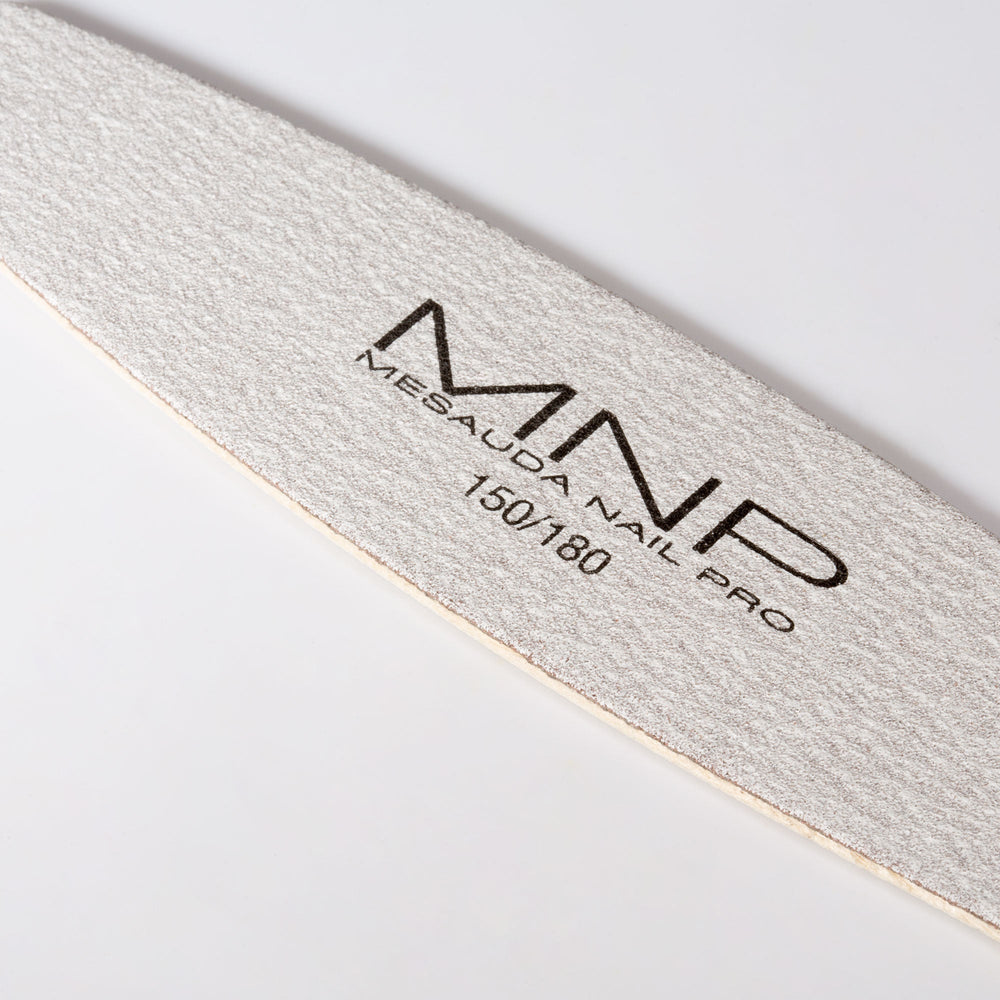 LIME À ONGLES SURF EN BOIS MNP BLANC 150 / ZEBRE 180 - PAQUET 6 PIÈCES