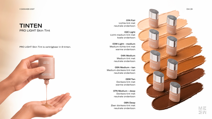PRO LIGHT Skin Tint – alle 8 tinten met ondertonen