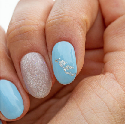FEUILLES Froissées - FEUILLES MÉTALLIQUES POUR NAIL ART (PLUS D'OPTIONS) 