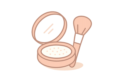 makeup powders icon